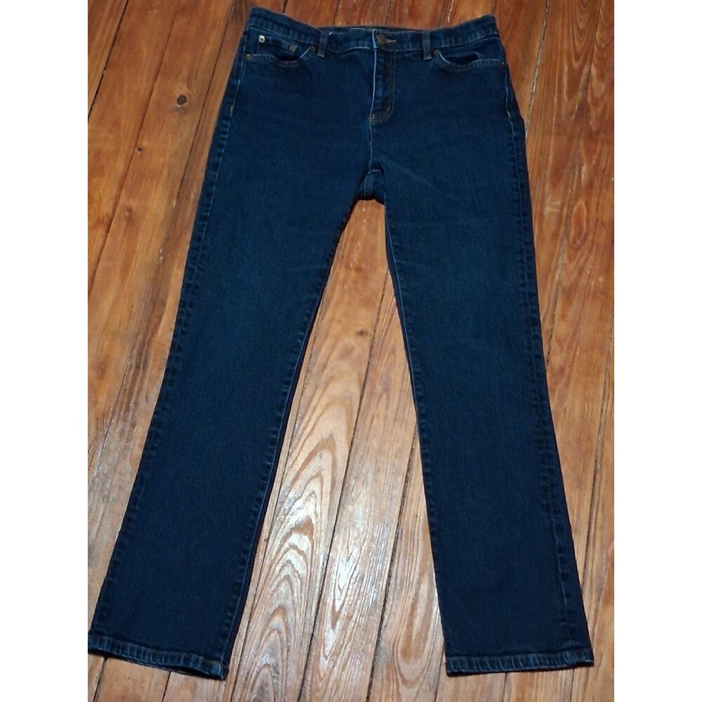 Lauren Jeans Ralph Lauren Dark Blue Straight leg Size 10